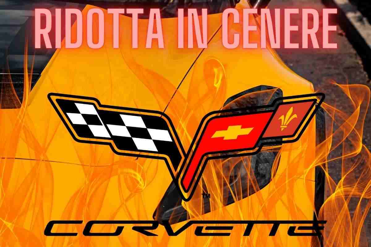 Povera Corvette, esagera con le derapate