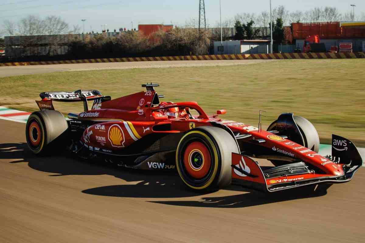 Ferrari pronta all'azione