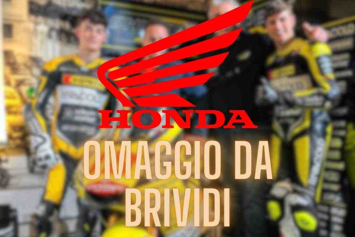 Honda, l’omaggio commuove il campione